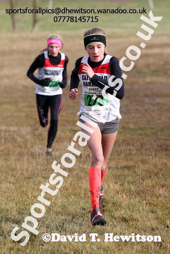 Girls under-13s NEHL, Jarrow. Photo: David T. Hewitson/Sports for All Pics